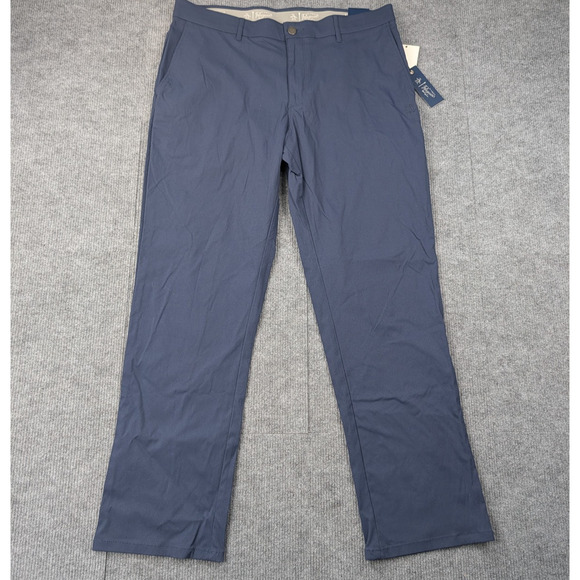 Original Penguin Golf Pants Mens 32x30 Blue Stretch Performance Chino Preppy - Picture 1 of 6